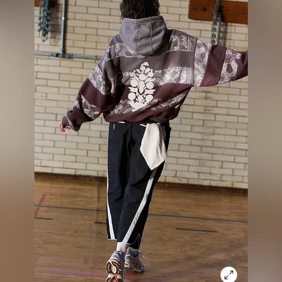 NWT FP Movement Final Call Bandana Logo Hoodie Size Large - Picture 2 of 6